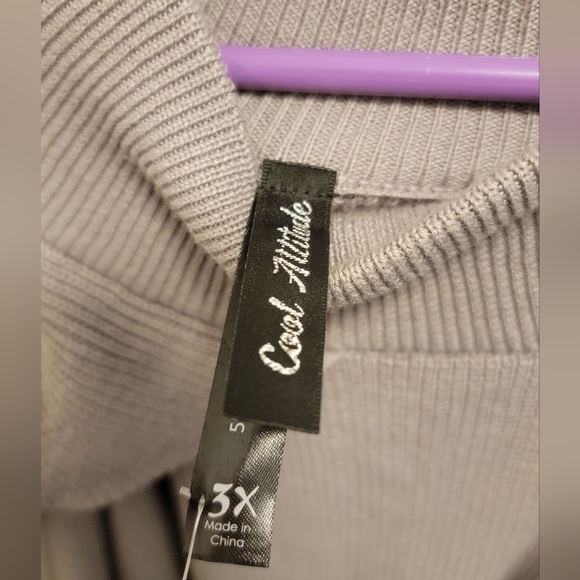 Off Shoulder Ruffled Cutout Sweater - Picture 2 of 8